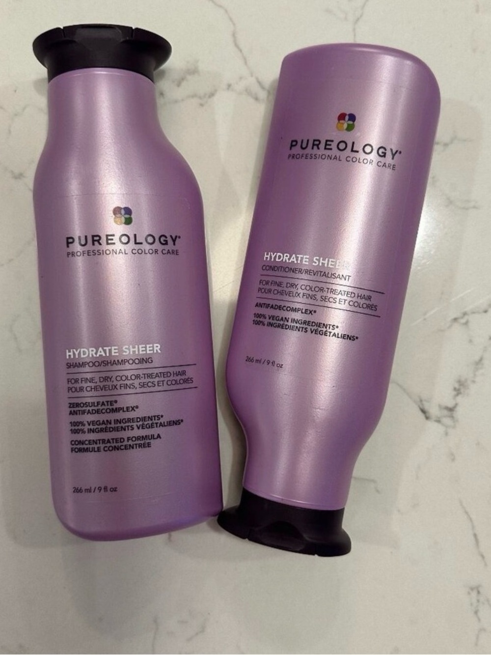 Pureology Hydrate Sheer Shampoo & Conditioner - Lavender Purple